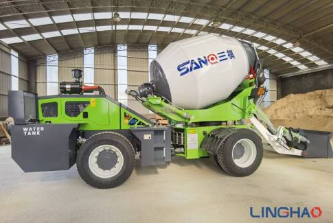 3.5m³ self-loading concrete mixer truck to Guinea